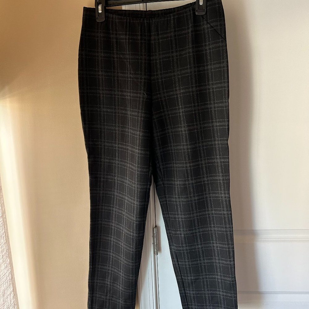 J Jill Ponte slim leg pants